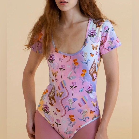 Samantha Pleet Butterfly Lagoon Bodysuit - Picture 1 of 4